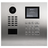 DoorBird Flush-Mounted Multi-Unit IP Video Door Station with Display & Keypad + 10 RFID Tags + Installation