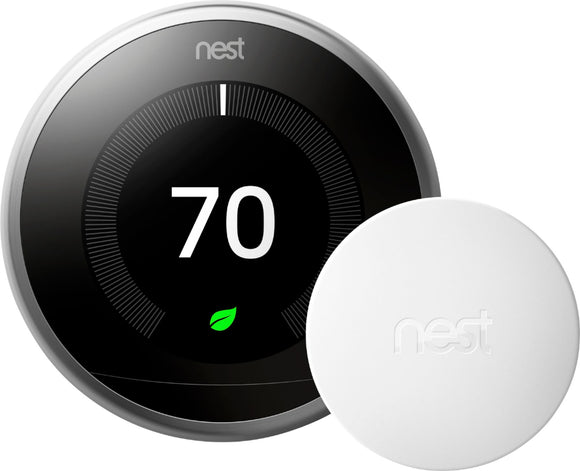 Nest Learning Thermostat + 1 Remote Sensor + Installation