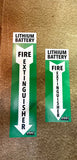 Lithium Battery Fire Suppression + Installation