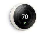Nest Pro Smart Thermostat w/ Professional Installation + 1 Remote Sensor + Single Fan Speed Included (ELM)