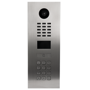 DoorBird Flush Mounted Multi-Unit IP Video Door Station With 1 Call Button & Keypad + Installation