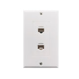 Ethernet Cable Connection Wall Plate  + Installation
