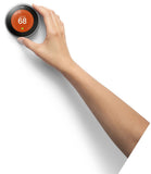 Nest Pro Smart Thermostat w/ Professional Installation + 1 Remote Sensor w/ Up To 3 Fan Speeds Included (2754)