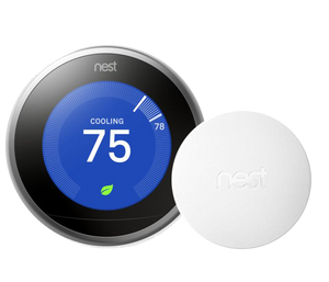 Nest Pro Smart Thermostat w/ Professional Installation + 1 Remote Sensor w/ Up To 3 Fan Speeds Included (2754)