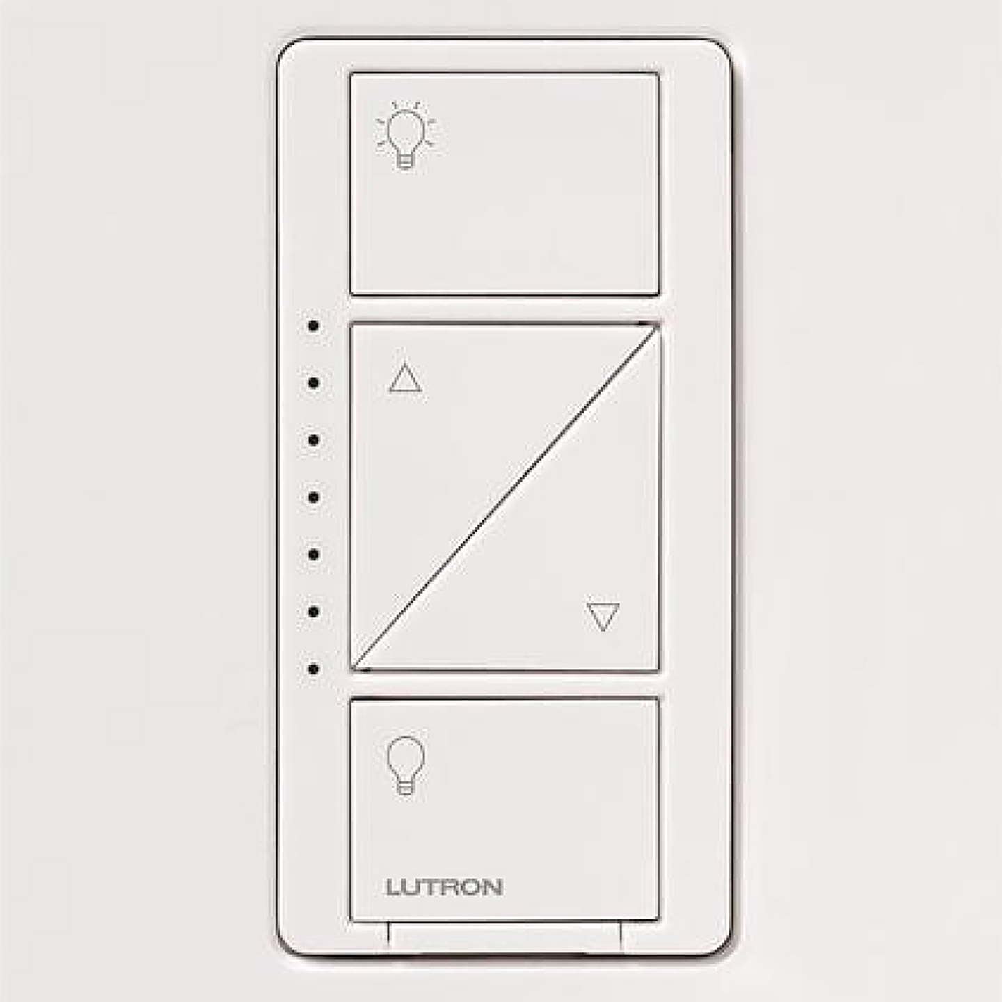 Lutron - Casta Wireless Smart Lighting Switch - White
