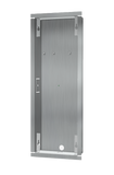 DoorBird Flush-Mounted Multi-Unit IP Video Door Station with Display & Keypad + 10 RFID Tags + Installation